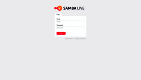 What Samba.live website looked like in 2019 (4 years ago)