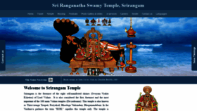 What Srirangam.org website looked like in 2019 (4 years ago)