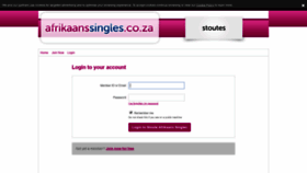 What Stoutes.afrikaanssingles.co.za website looked like in 2019 (4 years ago)