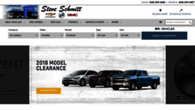 What Steveschmittauto.com website looked like in 2019 (4 years ago)