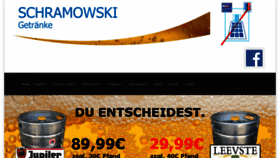 What Schramowski-getraenke.de website looked like in 2019 (4 years ago)