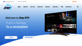 What Step-iptv.com website looked like in 2019 (4 years ago)