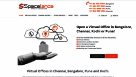 What Spacelance.com website looked like in 2019 (4 years ago)