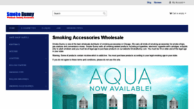 What Smokebunnywholesale.com website looked like in 2019 (4 years ago)