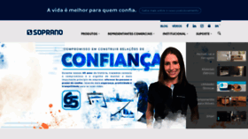 What Soprano.com.br website looked like in 2019 (4 years ago)