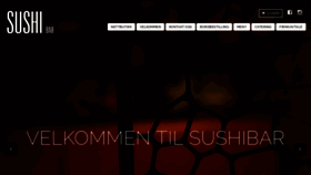 What Sushibar.no website looked like in 2019 (4 years ago)