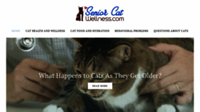 What Seniorcatwellness.com website looked like in 2019 (4 years ago)