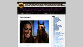 What Sarahjessicaparkerlookslikeahorse.com website looked like in 2019 (4 years ago)