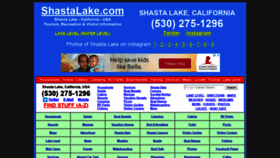 What Shastalake.com website looked like in 2019 (4 years ago)