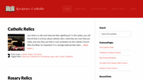 What Scripturecatholic.com website looked like in 2019 (4 years ago)