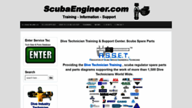 What Scubaengineer.com website looked like in 2019 (4 years ago)