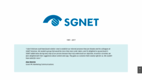 What Sgnet.com website looked like in 2019 (4 years ago)