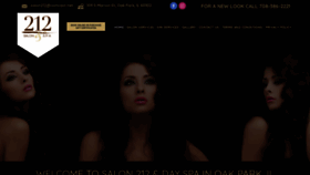 What Salon212.com website looked like in 2019 (4 years ago)