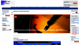 What Soundsandeffects.com website looked like in 2019 (4 years ago)