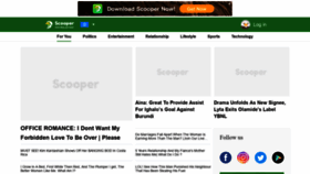 What Scoopernews.com website looked like in 2019 (4 years ago)