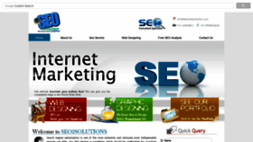 What Seo2websolution.com website looked like in 2019 (4 years ago)