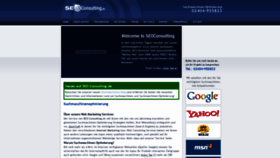 What Seoconsulting.de website looked like in 2019 (4 years ago)