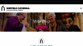 What Sheffieldcathedral.org website looked like in 2019 (4 years ago)