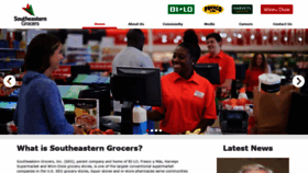 What Segrocers.com website looked like in 2019 (4 years ago)