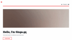 What Singa.gq website looked like in 2019 (4 years ago)