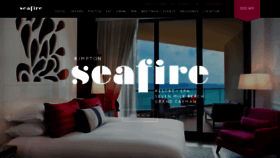 What Seafireresortandspa.com website looked like in 2019 (4 years ago)