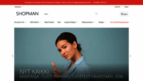 What Shopman.fi website looked like in 2019 (4 years ago)