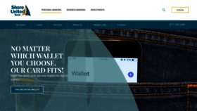 What Shoreunitedbank.com website looked like in 2019 (4 years ago)