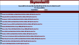 What Skymovieshd.world website looked like in 2019 (4 years ago)
