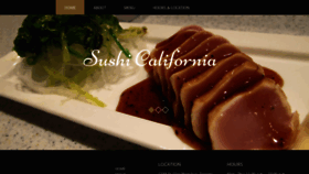 What Sushicalifornia.ca website looked like in 2019 (4 years ago)