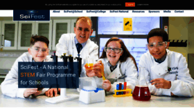 What Scifest.ie website looked like in 2019 (4 years ago)