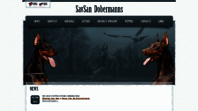 What Savsan-dobermanns.com website looked like in 2019 (4 years ago)
