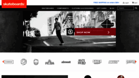 What Skateboards.com website looked like in 2019 (4 years ago)