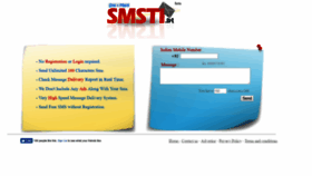 What Smsti.in website looked like in 2019 (4 years ago)