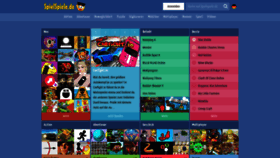 What Spielspiele.de website looked like in 2019 (4 years ago)