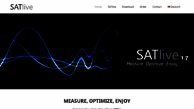 What Satlive.audio website looked like in 2019 (4 years ago)
