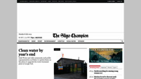 What Sligochampion.ie website looked like in 2019 (4 years ago)