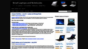 What Small-laptops.com website looked like in 2019 (4 years ago)