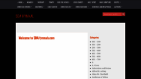 What Sdahymnals.com website looked like in 2019 (6 years ago)