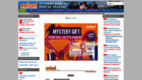 What Studentportal.unisel.edu.my website looked like in 2019 (4 years ago)