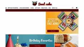 What Sendacake.com website looked like in 2019 (4 years ago)