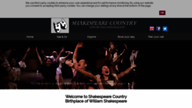 What Shakespeare-country.co.uk website looked like in 2019 (4 years ago)
