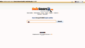 What Subsearch.org website looked like in 2019 (4 years ago)