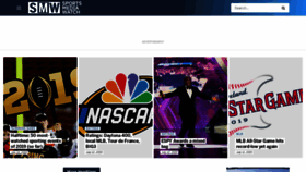 What Sportsmediawatch.net website looked like in 2019 (4 years ago)