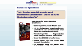 What Sprachenlernen24-kindersprachkurse.de website looked like in 2019 (4 years ago)