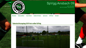 What Spvgg-ansbach.de website looked like in 2019 (4 years ago)