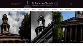 What Stpancraschurch.org website looked like in 2019 (4 years ago)
