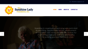 What Sunshinelady.org website looked like in 2019 (4 years ago)