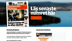 What Sundsvallsnyheter.se website looked like in 2019 (4 years ago)