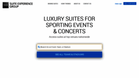 What Suiteexperiencegroup.com website looked like in 2019 (5 years ago)