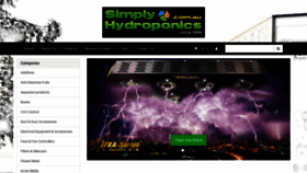 What Simplyhydroponics.com.au website looked like in 2019 (4 years ago)